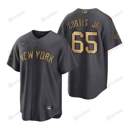 New York Yankees Nestor Cortes Jr. Charcoal 2022-23 All-Star Game Jersey