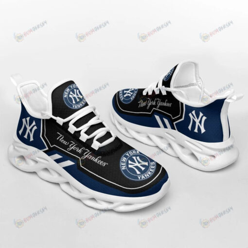 New York Yankees Team Logo 3D Max Soul Sneaker Shoes