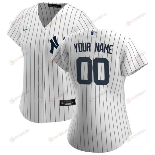 New York Yankees Women's Home Custom Jersey - White