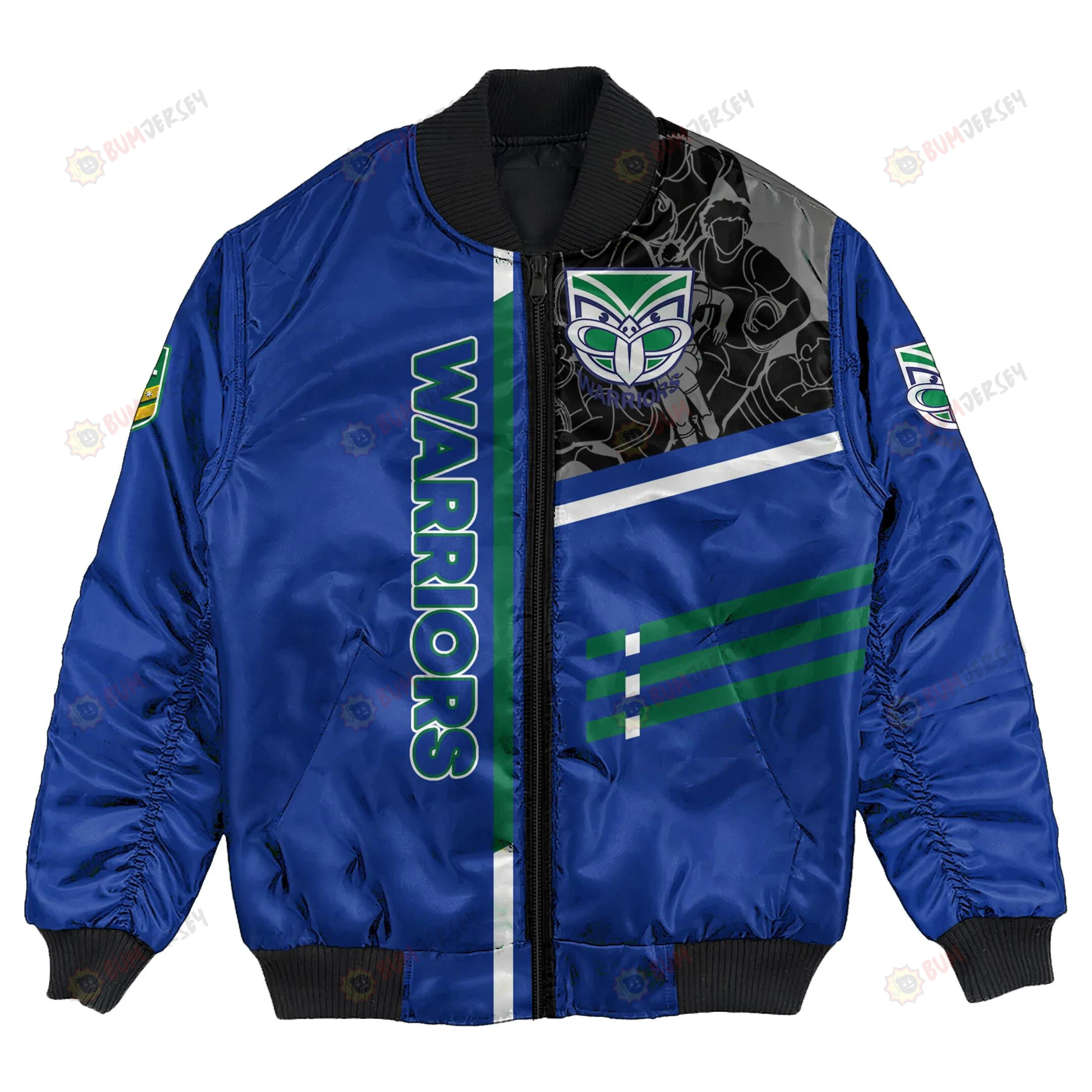 New Zealand Warriors Bomber Jacket 3D Printed Personalized Rugby For Fan