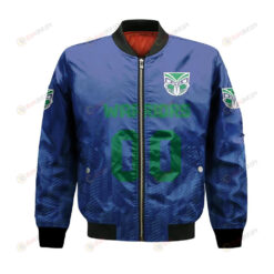 New Zealand Warriors Bomber Jacket 3D Printed Team Logo Custom Text And Number