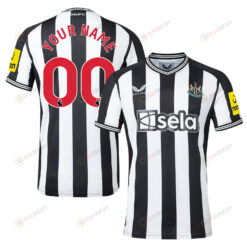 Newcastle United 2023-24 Premier League Home Custom Men Jersey - White