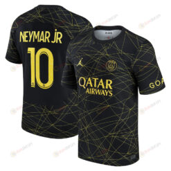 Neymar Jr. 10 Paris Saint-Germain 2022/23 Fourth Breathe Stadium Player Jersey - Black