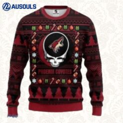 Nhl Phoenix Coyotes Grateful Dead Christmas Ugly Sweaters For Men Women Unisex