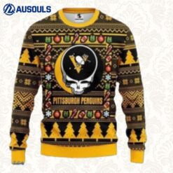 Nhl Pittsburgh Penguins Grateful Dead Christmas Ugly Sweaters For Men Women Unisex