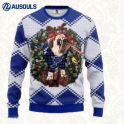 Nhl St_ Louis Blues Pug Dog Christmas Ugly Sweaters For Men Women Unisex