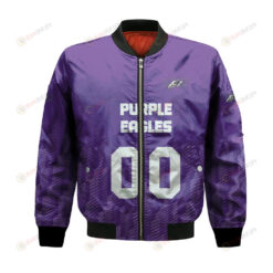 Niagara Purple Eagles Bomber Jacket 3D Printed Team Logo Custom Text And Number