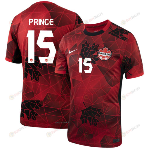 Nichelle Prince 15 Canada Women's National Team 2023-24 World Cup Home Men Jersey