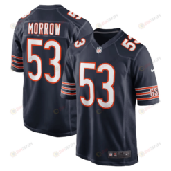 Nicholas Morrow Chicago Bears Game Player Jersey - Navy
