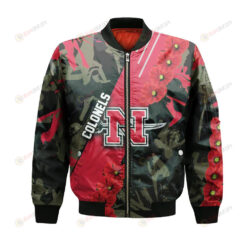 Nicholls State Colonels Bomber Jacket 3D Printed Sport Style Keep Go on