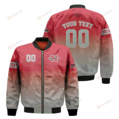 Nicholls State Colonels Fadded Bomber Jacket 3D Printed