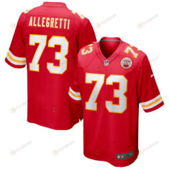 Nick Allegretti 73 Kansas City Chiefs Game Men Jersey - Red