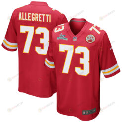 Nick Allegretti 73 Kansas City Chiefs Super Bowl LVII Champions Men's Jersey - Red