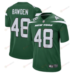 Nick Bawden New York Jets Game Player Jersey - Gotham Green