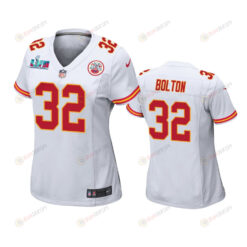 Nick Bolton 32 Kansas City Chiefs Super Bowl LVII Game Jersey - Women White