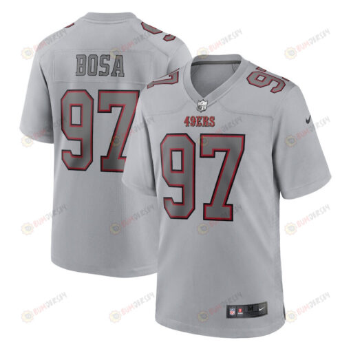 Nick Bosa 97 San Francisco 49ers Atmosphere Fashion Game Jersey - Gray