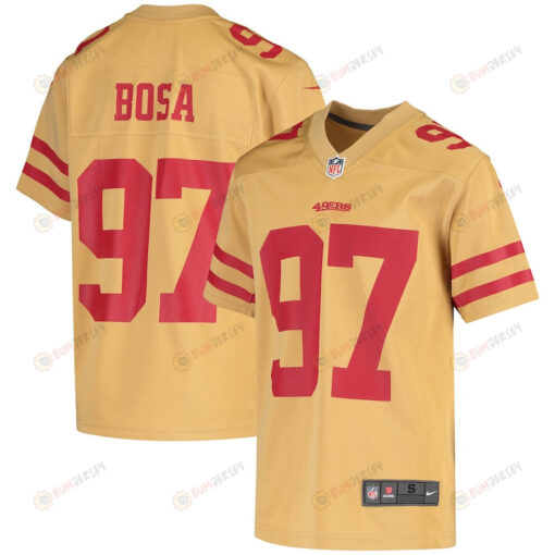 Nick Bosa San Francisco 49ers Youth Inverted Game Jersey - Gold