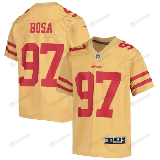 Nick Bosa San Francisco 49ers Youth Inverted Team Game Jersey - Gold