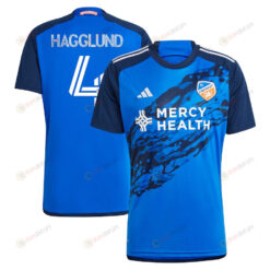 Nick Hagglund 4 FC Cincinnati 2023 River Kit Men Jersey - Blue