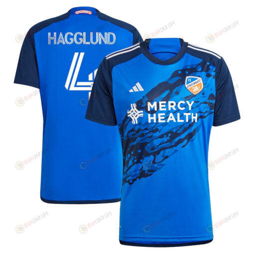 Nick Hagglund 4 FC Cincinnati 2023 River Kit Men Jersey - Blue