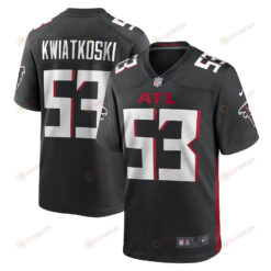 Nick Kwiatkoski Atlanta Falcons Game Player Jersey - Black