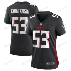 Nick Kwiatkoski Atlanta Falcons Women's Game Player Jersey - Black
