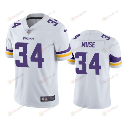 Nick Muse 34 Minnesota Vikings White Vapor Limited Jersey
