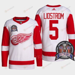 Nicklas Lidstrom 5 1997 Stanley Cup Detroit Red Wings Red Jersey 25th Anniversary