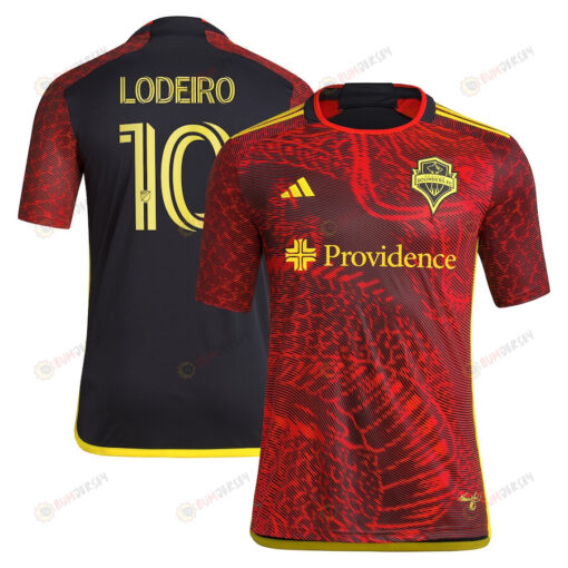 Nicolas Lodeiro 10 Seattle Sounders FC 2023 The Bruce Lee Kit Men Jersey - Red