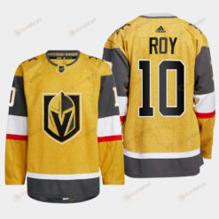 Nicolas Roy 10 Vegas Golden Knights Gold Jersey 2023 Home