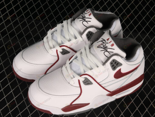 Nike Air Flight 89 White Team Red Shoes Sneakers