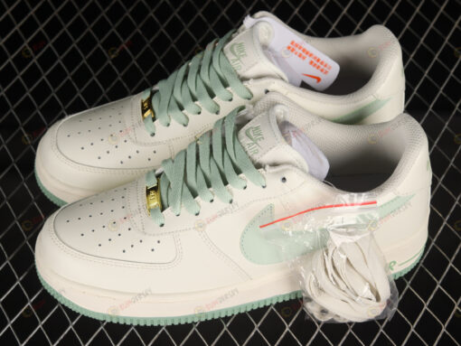 Nike Air Force 1 '07 Beige/ Laght Green Shoes Sneakers