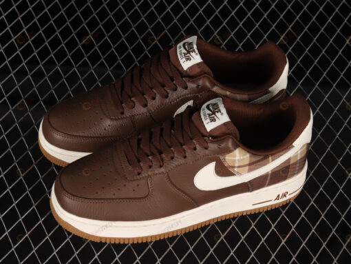 Nike Air Force 1 '07 LX 'Cacao Plaid' Shoes Sneakers