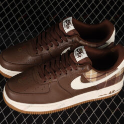 Nike Air Force 1 '07 LX 'Cacao Plaid' Shoes Sneakers