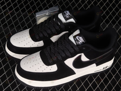 Nike Air Force 1 07 Low Black Rice White Shoes Sneakers