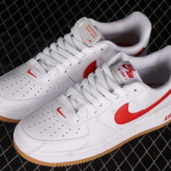 Nike Air Force 1 '07 Low Color of the Month University Red Shoes Sneakers