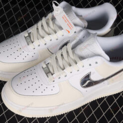 Nike Air Force 1 07 Low Cream White Sliver Shoes Sneakers