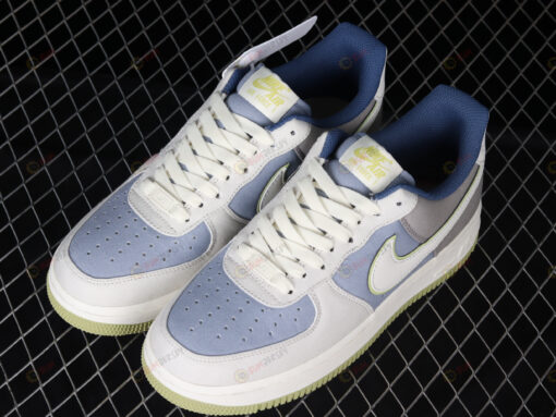 Nike Air Force 1 07 Low Grey Blue Shoes Sneakers