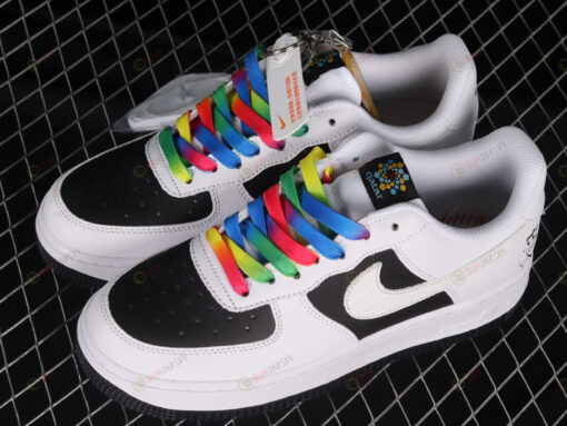 Nike Air Force 1 07 Low LV8 White World Cup Multi Color Shoes Sneakers