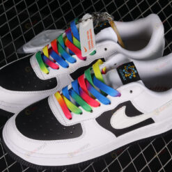 Nike Air Force 1 07 Low LV8 White World Cup Multi Color Shoes Sneakers