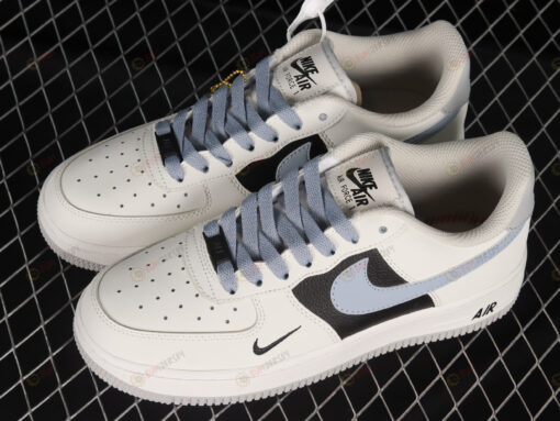 Nike Air Force 1 07 Low Milan Light Grey Black White Shoes Sneakers