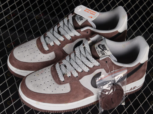 Nike Air Force 1 '07 Low Mocha Black Grey Shoes Sneakers