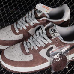 Nike Air Force 1 '07 Low Mocha Black Grey Shoes Sneakers