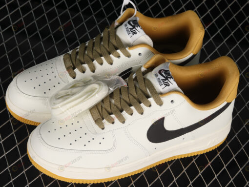 Nike Air Force 1 07 Low Rice White Yellow Green Shoes Sneakers