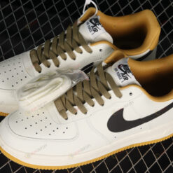 Nike Air Force 1 07 Low Rice White Yellow Green Shoes Sneakers