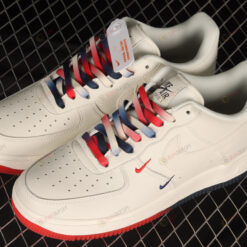 Nike Air Force 1 07 Low Su19 White Blue Red Shoes Sneakers