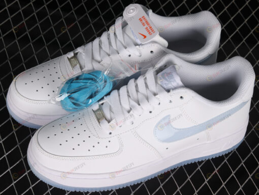 Nike Air Force 1 07 Low White Moon Ice Blue Shoes Sneakers