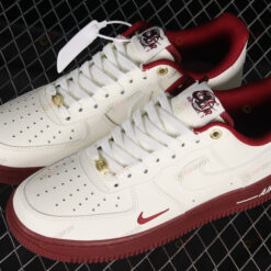 Nike Air Force 1 '07 SE White Red Shoes Sneakers