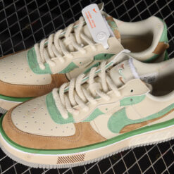 Nike Air Force 1 Fontanka Beige Green Shoes Sneakers