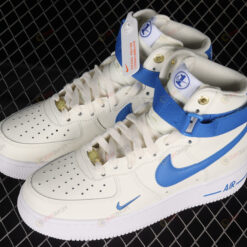 Nike Air Force 1 High Since 82 White Blue Shoes Sneakers